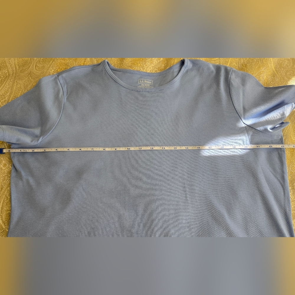 LL Bean Supima Tee Shirt. XL. - Picture 4 of 5